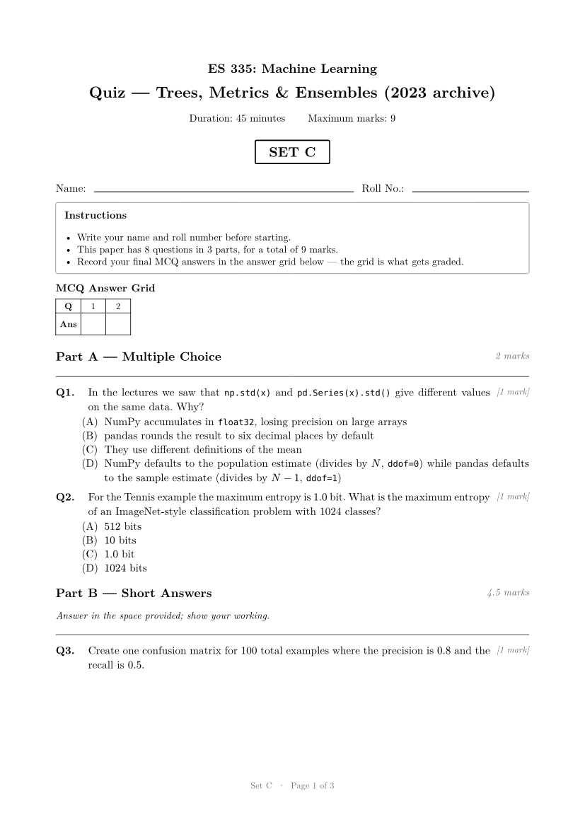 Set C, page 1