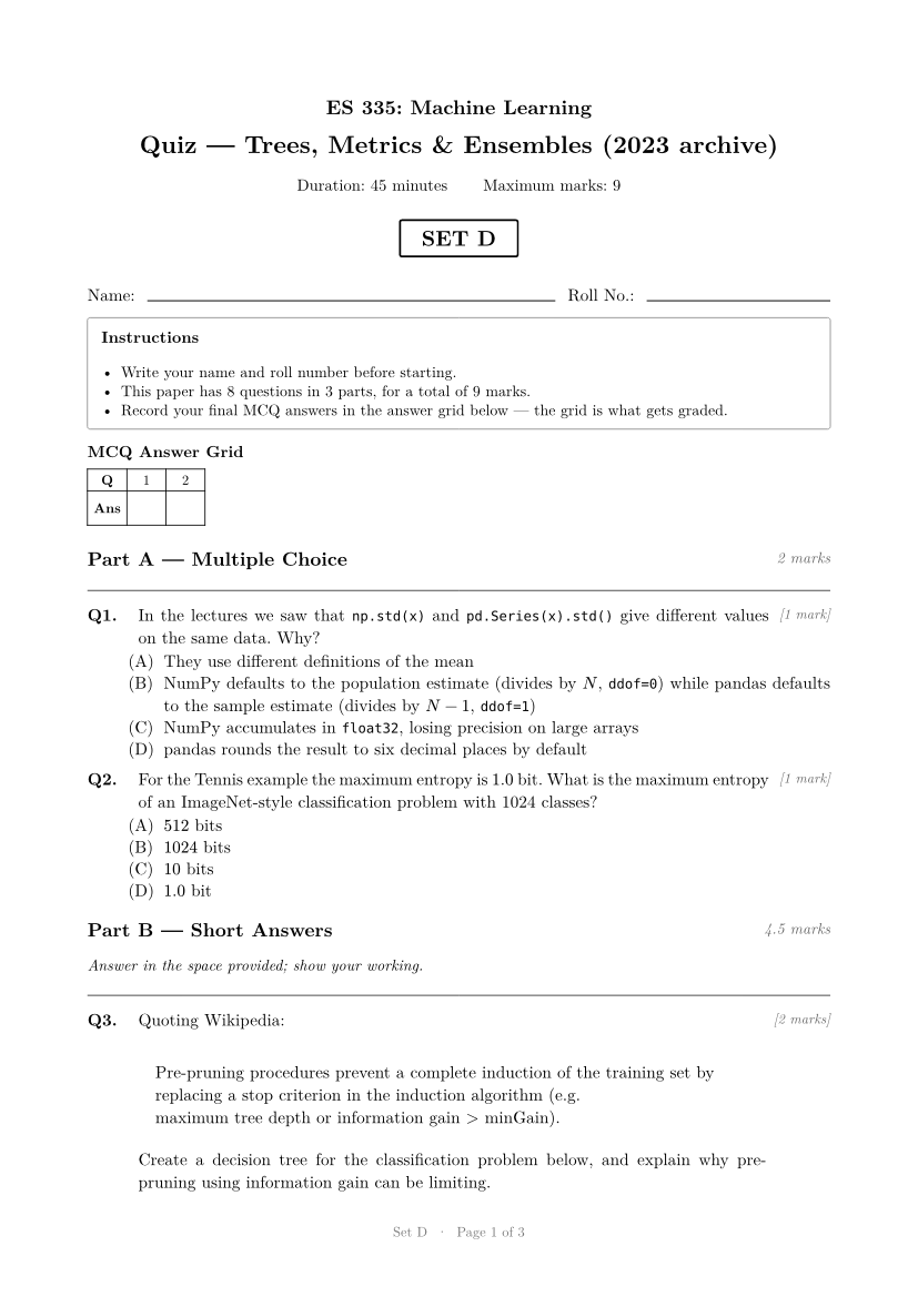 Set D, page 1